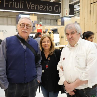 Valerio Marini, Elda Felluga, Fausto Deganutti