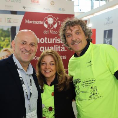 Nicola D'Auria (Presidente Movimento Turismo del Vino Italia), Elda Felluga (Presidente Movimento Turismo del Vino FVG), Massimo Del Mestre